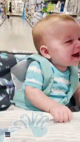 Nine-Month-Old Baby Cannot Stop Laughing at Balloon