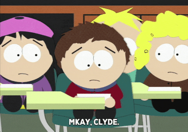 butters stotch clyde donovan GIF by South Park 