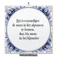 Reflectie Begrip Sticker by Tegelspreuken.nl