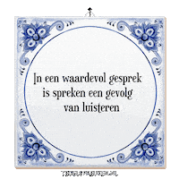 Respect Wijsheid Sticker by Tegelspreuken.nl