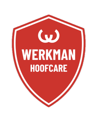 WerkmanHoofcare logo wappen farrier horsecare Sticker
