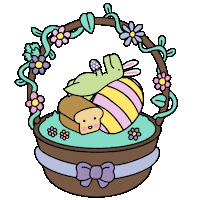 Chocolate Egg Easter Sticker by Loof and Timmy