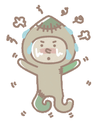 Run Sweating Sticker