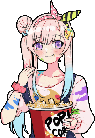 Hololive Popcorn Sticker
