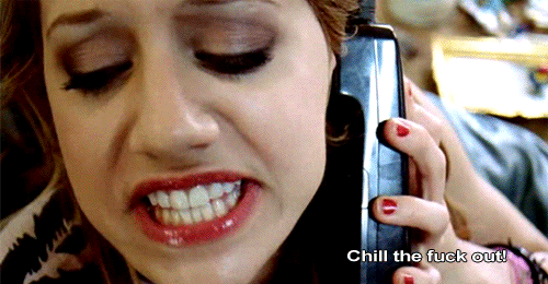 woman talking GIF