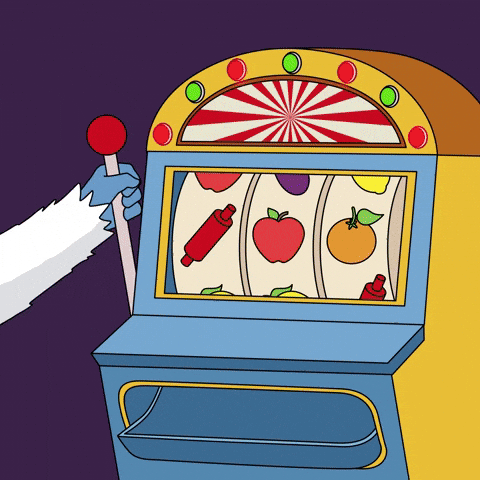 Slot Machine Money GIF by Lofi The Yeti
