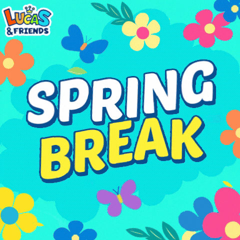 Spring Break Vacation GIF by Lucas and Friends by RV AppStudios
