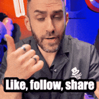 Share Follow GIF by MAGIC JOHN