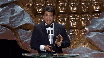 happy michael mcintyre GIF by BAFTA