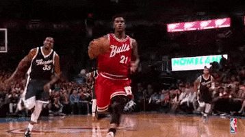 chicago bulls dunk GIF