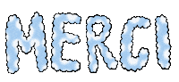 Merci Beaucoup Thank You Sticker by ffembroidery