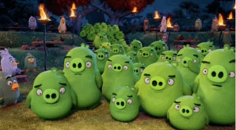 creep pigs GIF by Angry Birds