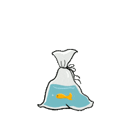 Procurando Nemo Water Sticker