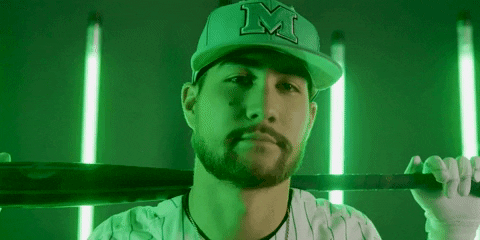 Baseball Ball GIF by Marshall University Athletics