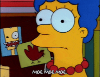 Surprised Season 3 GIF by The Simpsons