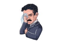 Arti_Kornienko tesla shame nikola nikola tesla Sticker