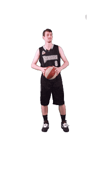 acslsports basketball ball throw robots Sticker
