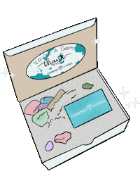 Crystal Unboxing Sticker by Contempo Crystals