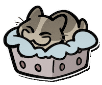 Sweet Dreams Sleeping Sticker by Créu Cat