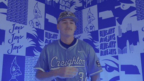 Creighton Bluejays Baseball GIF by Creighton University Athletics