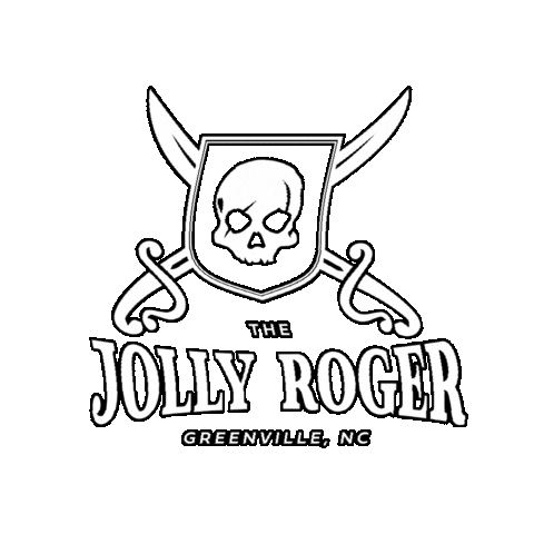 liveatjollyroger ecu east carolina pirate nation greenville nc Sticker