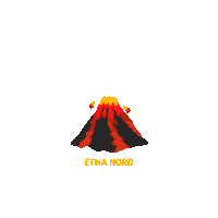 Volcano Eruption Sticker by Piano Provenzana