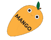 nalexine bye fruit alone mango Sticker