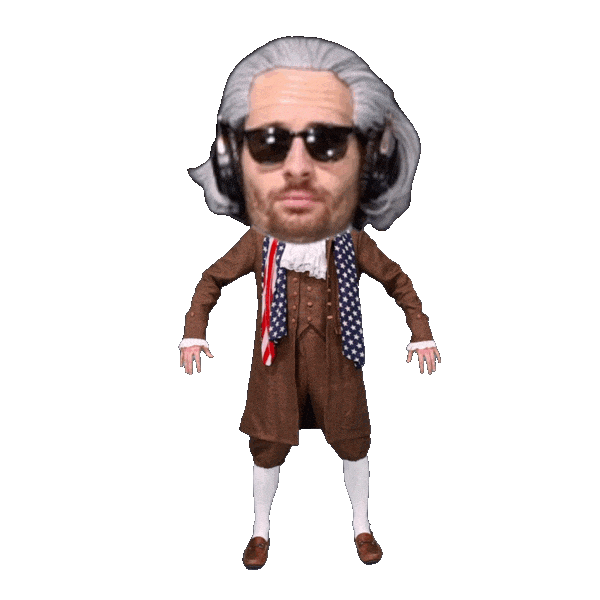 Standing Big Head Sticker