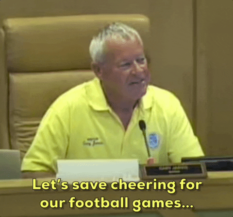 Cheering For Football Games GIF by Get The Coast