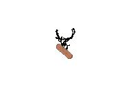 Leouuw life cozy hunter deer Sticker