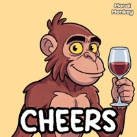 Cheers Wine GIF by VeeFriends
