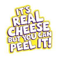 Cheese String Sticker by Strings & Things