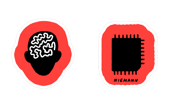 Christoph Niemann Computer Sticker by The New Yorker