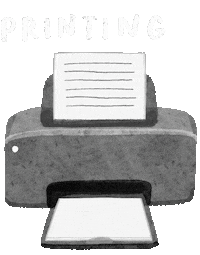 Office Paper Sticker