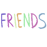 You And Me Friends Sticker