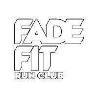 Kris Fade Run Sticker by Fade Fit