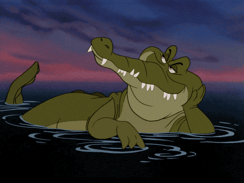 BoomUnderground disney vintage peter pan crocodile GIF