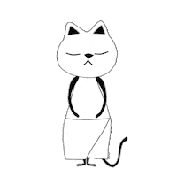 Mikoomon love cat hearts valentines Sticker