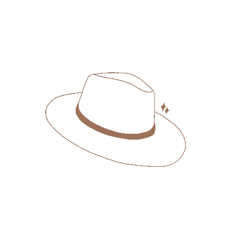 thelovelyhairclass hat lovely fedora thelovelyhairclass Sticker