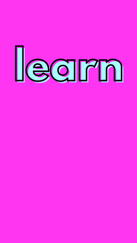 Pink Learn GIF by clydesidesocial