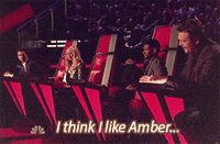 adam levine amber carrington GIF by The Voice