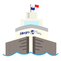 Panama Canal Frog Sticker by allegropanama