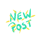 breadyburger new pink green new post Sticker