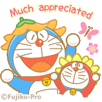 Happy Flower Hat Sticker by Doraemon