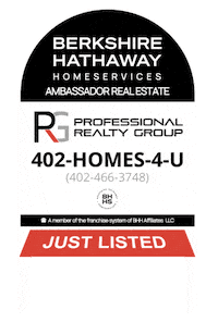Berkshire Hathaway Home For Sale Sticker by Professional Realty Group