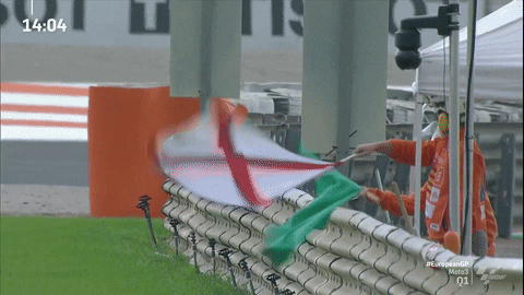 Raining Green Flag GIF by MotoGP