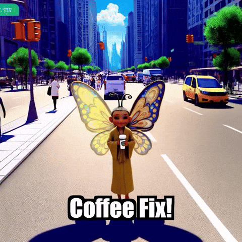 Pop Culture Coffee GIF by BuddhaFlyJourney