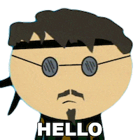 Hippie Hello Sticker by South Park