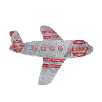 flying high travel Sticker