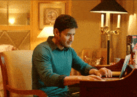 Pondering Mahesh Babu GIF